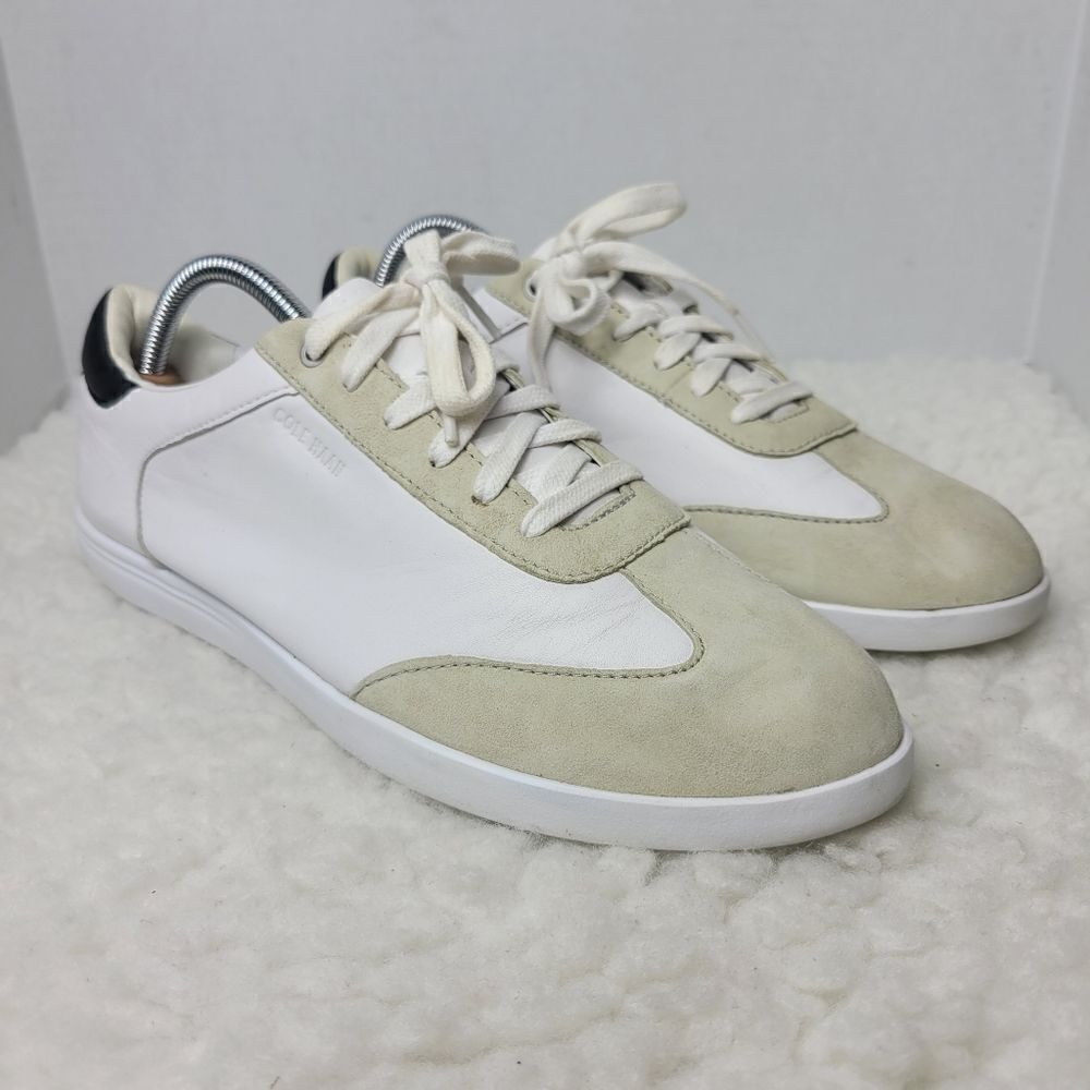 Cole Haan  Grand Cross Turf Womens Size 10 Sneaker White Leather Lace Up G